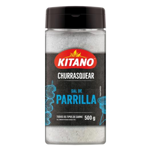 Sal de Parrilla Triturado Kitano Churrasquear Frasco 500g - Imagem em destaque