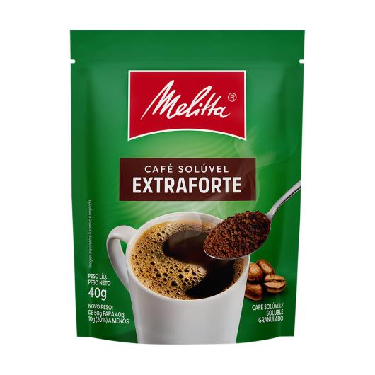 Café Solúvel Granulado Extraforte Melitta Sachê 40g - Imagem em destaque