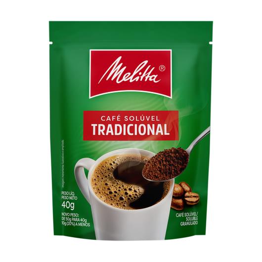 Café Solúvel Granulado Tradicional Melitta Sachê 40g - Imagem em destaque