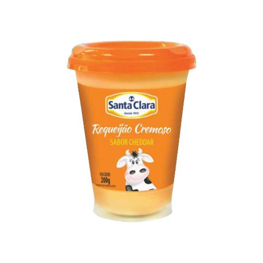 Requeijão Cremoso Sabor Cheddar Santa Clara 180g - Imagem em destaque
