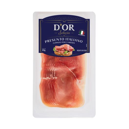 Presunto curado italiano D'or fatiado 80g - Imagem em destaque