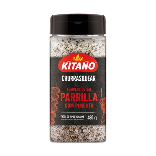 Sal de Parrilla com Pimenta Kitano Churrasquear Frasco 480g - Imagem em destaque