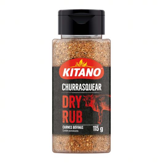 Tempero Dry Rub para Carne Bovina Kitano Churrasquear Frasco 115g - Imagem em destaque