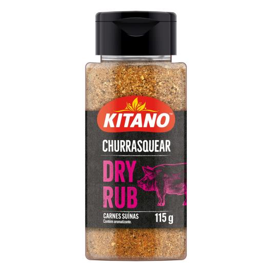 Tempero Dry Rub para Carne Suína Kitano Churrasquear Frasco 115g - Imagem em destaque