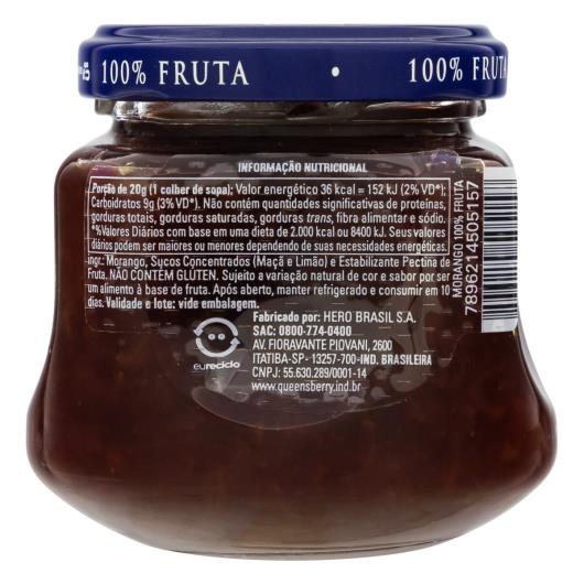 Geleia Morango Queensberry 100% Fruta Vidro 170g - Imagem em destaque