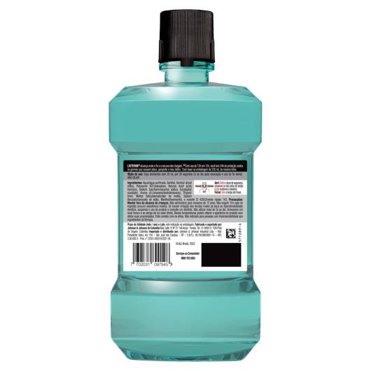 Enxaguante Bucal Antisséptico Hortelã Listerine Cool Mint Frasco 1l Leve Mais Pague Menos - Imagem em destaque