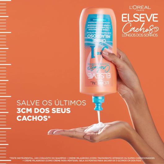 Creme Milagroso 3 em 1 L'Oréal Paris Elseve Cachos Longos dos Sonhos 500ml - Imagem em destaque