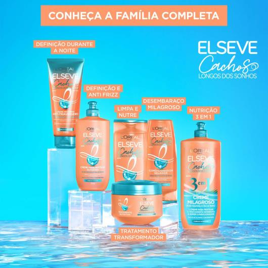 Creme Milagroso 3 em 1 L'Oréal Paris Elseve Cachos Longos dos Sonhos 500ml - Imagem em destaque