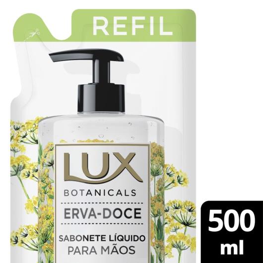 Sabonete Líquido para as Mãos Erva-Doce Lux Botanicals Sachê 500ml Refil Leve Mais Pague Menos - Imagem em destaque