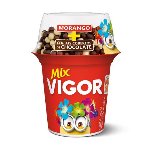 IOGURTE VIGOR MIX MORANGO BLACK & WHITE 140g - Imagem em destaque