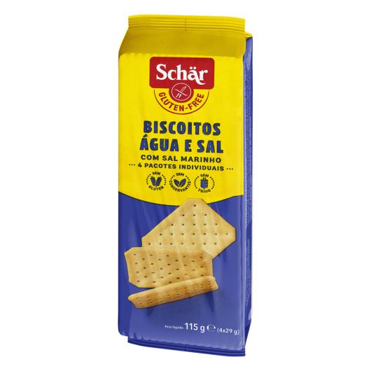 Biscoito Água e Sal sem Glúten Zero Lactose Schär Pacote 115g - Imagem em destaque