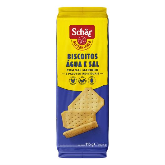Biscoito Água e Sal sem Glúten Zero Lactose Schär Pacote 115g - Imagem em destaque