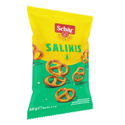 Biscoito Minipretzel Salinis sem Glúten Zero Lactose Schär Pacote 60g - Imagem em destaque