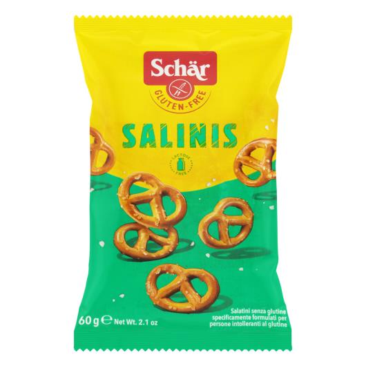 Biscoito Minipretzel Salinis sem Glúten Zero Lactose Schär Pacote 60g - Imagem em destaque