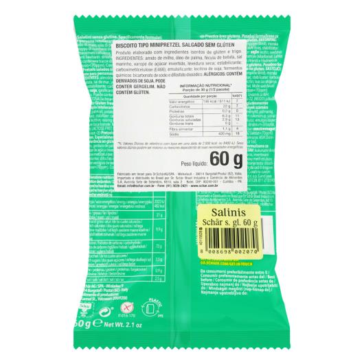 Mini Pretzel Salinis sem Glúten Schar 60g - Imagem em destaque