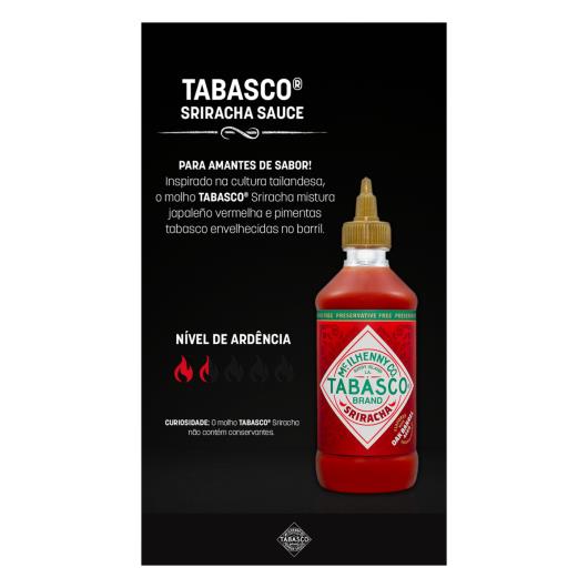 Molho de Pimenta Sriracha Tabasco Squeeze 256ml - Imagem em destaque