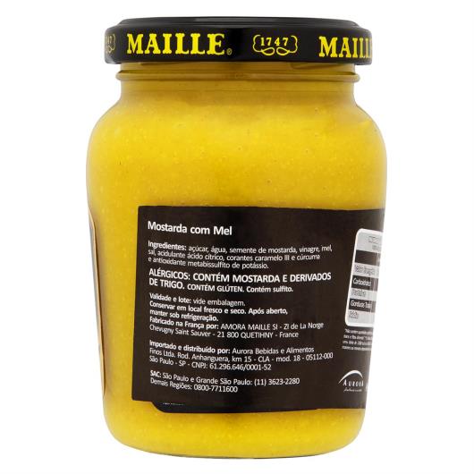 Mostarda Dijon com Mel Maille Vidro 230g - Imagem em destaque