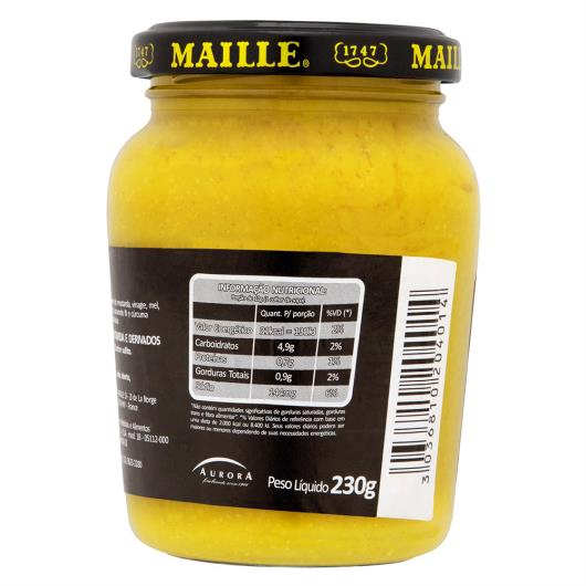 Mostarda Dijon com Mel Maille Vidro 230g - Imagem em destaque