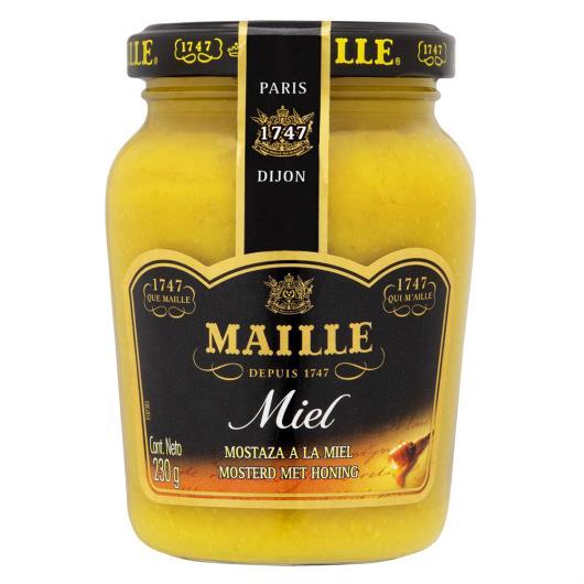 Mostarda Dijon com Mel Maille Vidro 230g - Imagem em destaque