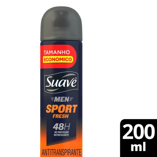 Antitranspirante Aerossol Sport Fresh Suave Men 200ml Tamanho Econômico - Imagem em destaque