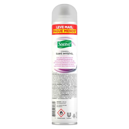 Desodorante Aerosol Suave Suave Invisible 200ml - Imagem em destaque