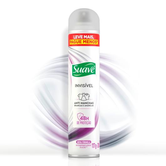 Desodorante Aerosol Suave Suave Invisible 200ml - Imagem em destaque