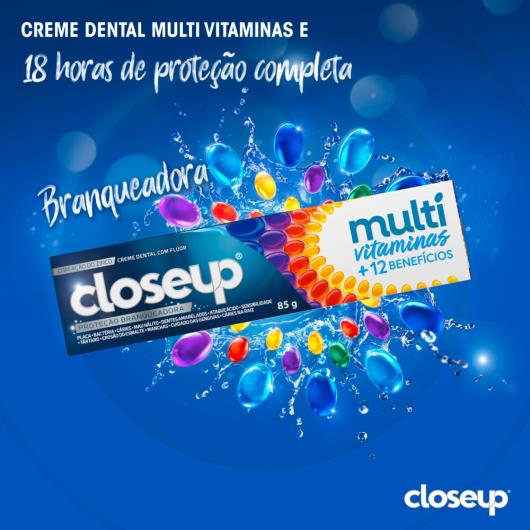 Creme Dental Close up Multi Vitaminas +12 Benefícios Branqueadora 85 g - Imagem em destaque