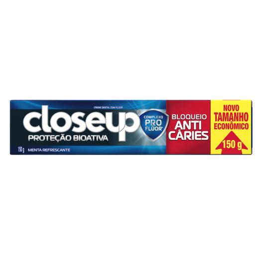 Creme Dental Closeup Menta Refrescante Proteção Bioativa Bloqueio Anticáries 150g - Imagem em destaque