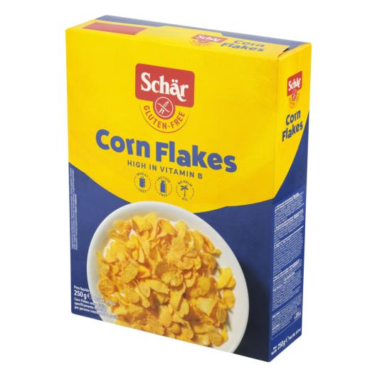 Cereal Matinal sem Glúten Zero Lactose Schär Corn Flakes Caixa 250g - Imagem em destaque