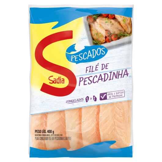 Filé de Pescadinha Congelado sem Pele Sadia Pescados Pacote 400g - Imagem em destaque