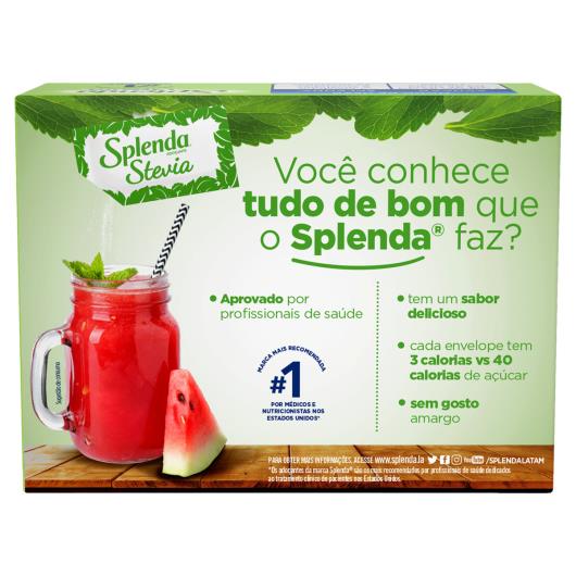 Adoçante em Pó Stevia Splenda Caixa 40g 50 Unidades - Imagem em destaque