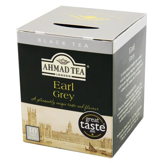 Chá Preto Earl Grey Ahmad Tea London Caixa 20g 10 Unidades - Imagem em destaque