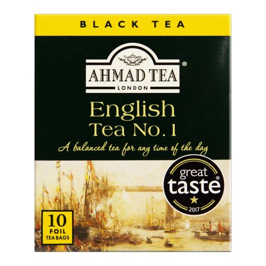 Chá Preto English Tea No. 1 Ahmad Tea London Caixa 20g 10 Unidades - Imagem em destaque