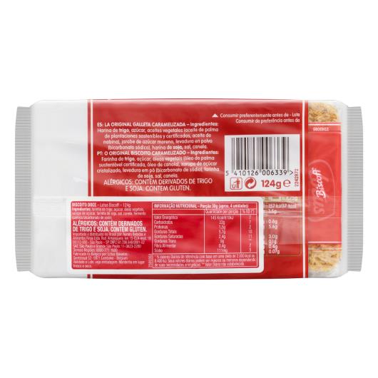 Biscoito Biscoff Pacote 124g - Imagem em destaque