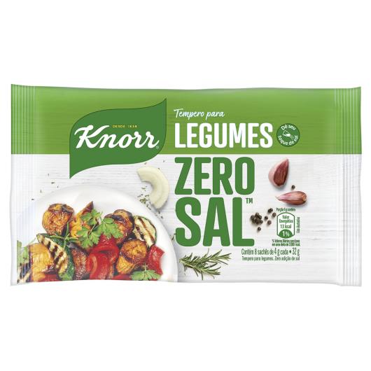 Tempero Pó para Legumes Knorr Zero Sal Pacote 32g 8 Unidades - Imagem em destaque