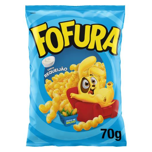 Salgadinho de Milho Requeijão Fofura Pacote 70g - Imagem em destaque