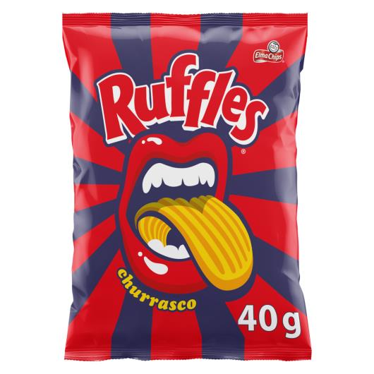 Batata Frita Ondulada Churrasco Elma Chips Ruffles Pacote 40g - Imagem em destaque