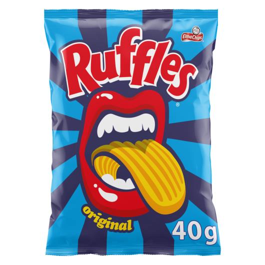 Batata Frita Ondulada Original Elma Chips Ruffles Pacote 40g - Imagem em destaque