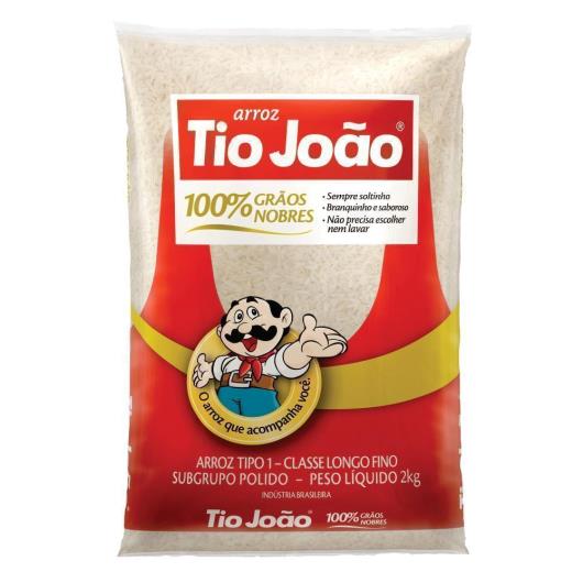 Arroz Polido Tipo 1 Tio João Pacote 2kg - Imagem em destaque