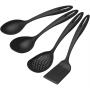 Jogo de Utensílios Tramontina Ability Nylon 4 Peças Preto