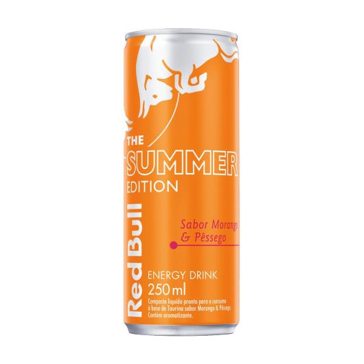 Energético Morango & Pêssego Red Bull Lata 250ml The Summer Edition - Imagem em destaque