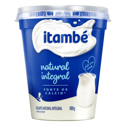 Iogurte Integral Natural Itambé Pote 500g - Imagem em destaque
