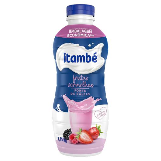 Iogurte Frutas Vermelhas Itambé Garrafa 1,15kg Embalagem Econômica - Imagem em destaque