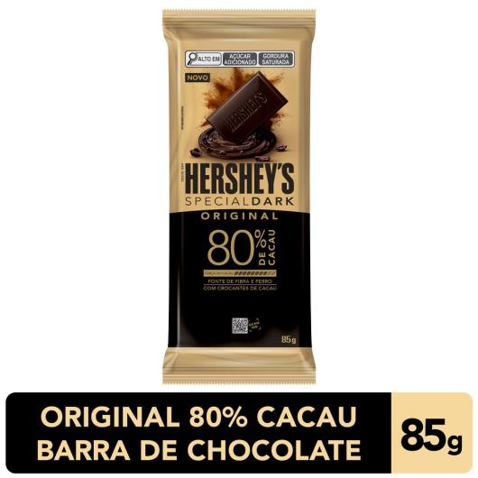 Chocolate Hershey's Special Dark Tradicional 80% Com 85g - Imagem em destaque