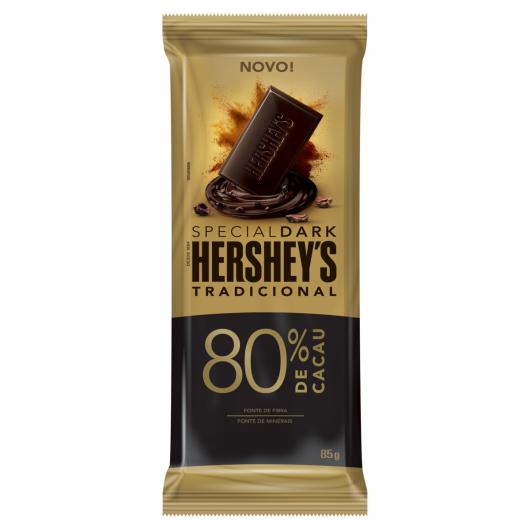 Chocolate 80% Cacau Tradicional Hershey's Special Dark Pacote 85g - Imagem em destaque