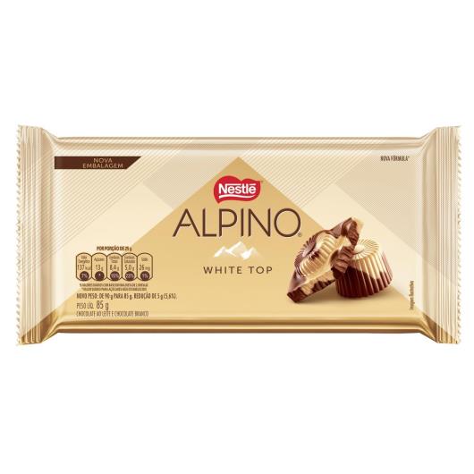 Chocolate ALPINO White Top 85g - Imagem em destaque