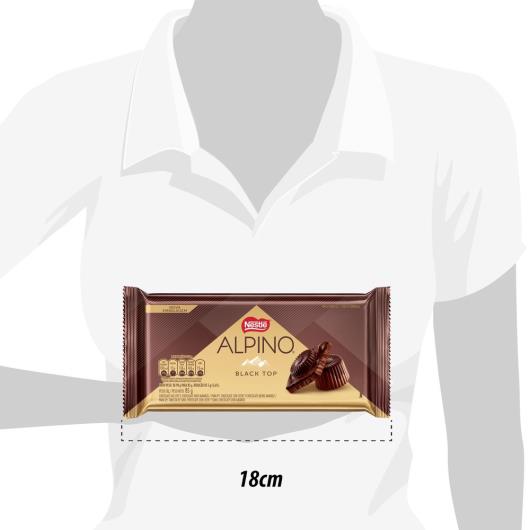 Chocolate ALPINO Black Top 85g - Imagem em destaque