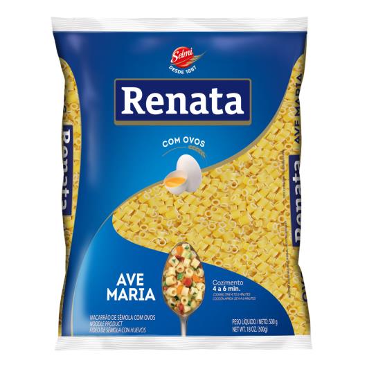 Macarrão de Sêmola com Ovos Ave Maria Renata Pacote 500g - Imagem em destaque