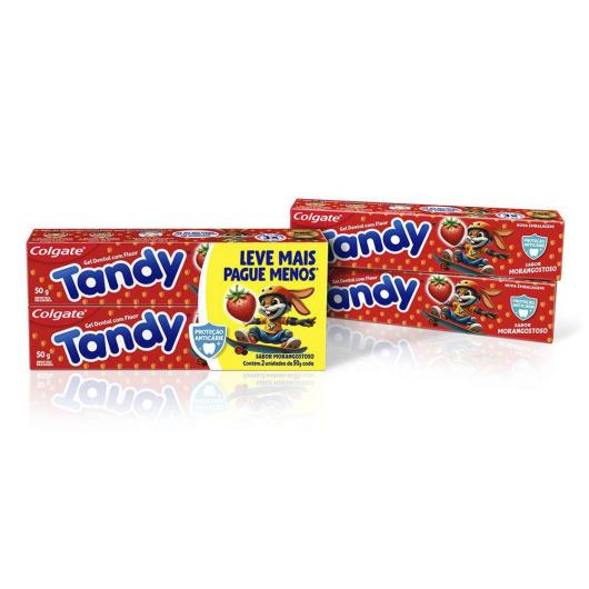 Escova Dental Morango Colgate Tandy 2 Unidades 50g Cada Preço Especial - Imagem em destaque