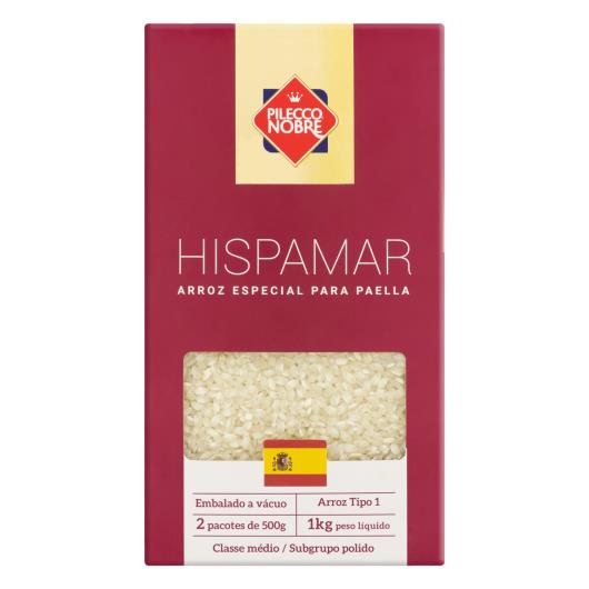 Arroz para Paella Tipo 1 Pilecco Nobre Hispamar Caixa 1kg 2 Unidades - Imagem em destaque